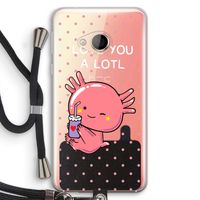 Love You A Lotl: HTC U Play Transparant Hoesje met koord