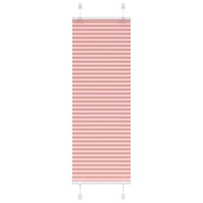 Pliss rolgordijn 40x100 cm stofbreedte 39,4 cm polyester roze