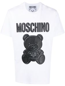 Moschino Teddy Bear logo-print T-shirt - Blanc