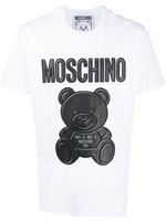 Moschino Teddy Bear logo-print T-shirt - Blanc - thumbnail