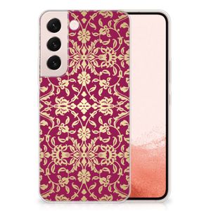 Siliconen Hoesje Samsung Galaxy S22 Barok Pink