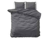Primaviera Deluxe Uni Satijn Dekbedovertrek Antraciet 240 x 200/220 cm