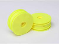 Losi - Front Wheel Yellow (2): Mini-B (LOS41027)