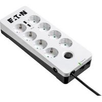 Eaton PB8TUD Overspanningsbeveiliging 8 AC-uitgang(en) 220-250 V Zwart, Wit