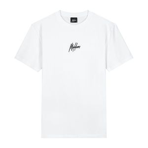 Malelions Regular Basic T-Shirt White - Maat L - Kleur: Wit | Soccerfanshop