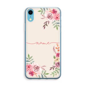 Rozen: iPhone XR Transparant Hoesje