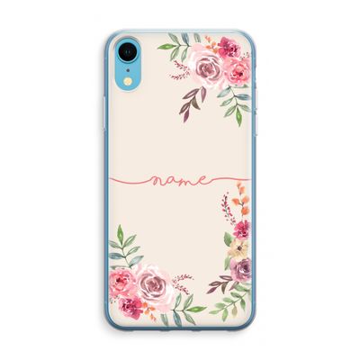 Rozen: iPhone XR Transparant Hoesje