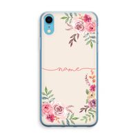 Rozen: iPhone XR Transparant Hoesje
