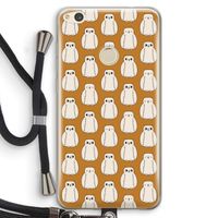 Uilen: Huawei Ascend P8 Lite (2017) Transparant Hoesje met koord Uilen: Huawei Ascend P8 Lite (2017) Transparant Hoesje met koord