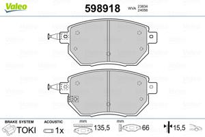 Valeo Remblokset 598918