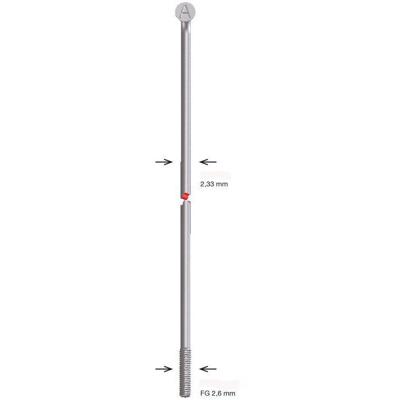 Alpina spaak zink 13-152 zonder nippel zilver (144st)