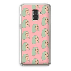 King Kylie: Samsung Galaxy A8 (2018) Transparant Hoesje