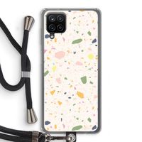 Terrazzo N°21: Samsung Galaxy A12 Transparant Hoesje met koord
