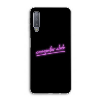 Vice Black: Samsung Galaxy A7 (2018) Transparant Hoesje
