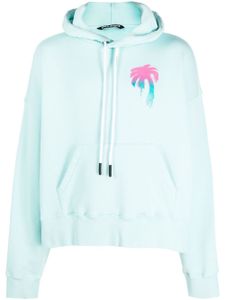 Palm Angels hoodie à imprimé I Love PA - Bleu