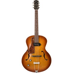 Godin 5th Avenue Kingpin P90 Cognac Burst Left Handed linkshandige semi-akoestische gitaar