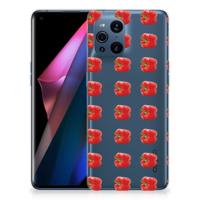 OPPO Find X3 | X3 Pro | Siliconen Case | Paprika Red