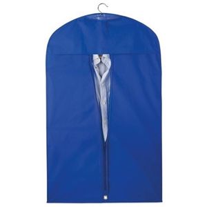 2x Beschermhoes voor kleding blauw 100 x 60 cm - Kledinghoezen