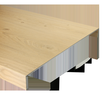 Douwes Dekker - Rigid PVC Dubbeltrede crème brûlée 95x61cm (PVC)