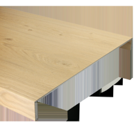 Douwes Dekker - Rigid PVC Dubbeltrede crème brûlée 95x61cm (PVC)