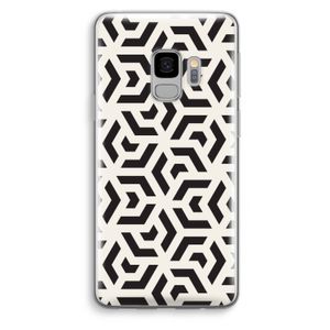 Crazy pattern: Samsung Galaxy S9 Transparant Hoesje