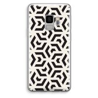 Crazy pattern: Samsung Galaxy S9 Transparant Hoesje