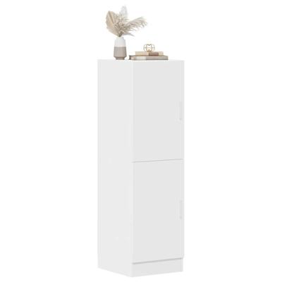 Keukenkast 38x41,5x131,5 cm bewerkt hout wit