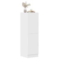 Keukenkast 38x41,5x131,5 cm bewerkt hout wit
