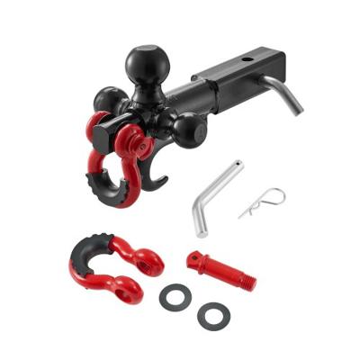 VEVOR Aanhangwagenkoppeling 50mm Ontvanger 47,6/50/58,7 mm Tri-Ball Koppeling 19955 kg