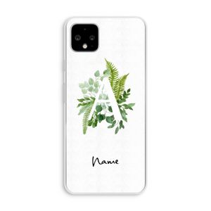 Green Brush: Pixel 4 XL Transparant Hoesje