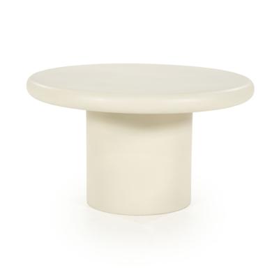 Eleonora Ronde Bijzettafel 'Jade' Magnesium oxide, 66cm
