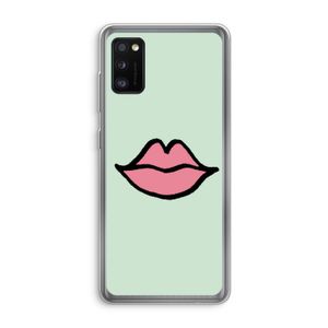 Kusje: Samsung Galaxy A41 Transparant Hoesje