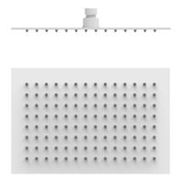 Hoofddouche Tres Barras Y Ducha | 30x20 cm | Rechthoek | Wit mat