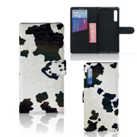 Huawei P Smart Pro Telefoonhoesje met Pasjes Koeienvlekken - thumbnail