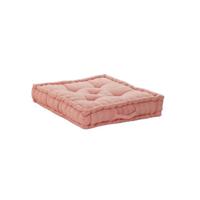 Items Vloerkussen Kenya - Terracotta - katoen - 60 x 60 x 13 cm - Extra dik grond zitkussen