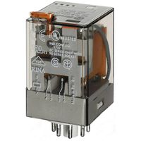 Finder 60.12.8.230.0040 Steekrelais 230 V/AC 10 A 2x wisselcontact 1 stuk(s) Tray - thumbnail