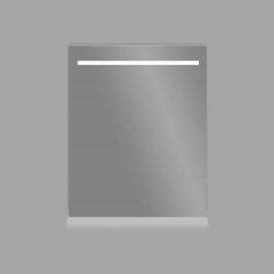 Aluminium Spiegel met LED 58cm