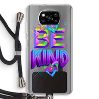 Be Kind: Xiaomi Poco X3 Pro Transparant Hoesje met koord