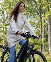 Mirage Regenjas rainfall trenchcoat - maat xl - gemaakt van polyester soft touch - off white