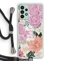 Kindness matters: Samsung Galaxy A52s 5G Transparant Hoesje met koord
