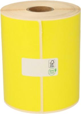 Huismerk Label Tape voor Zebra Labels - 800264-605 | 102 x 150mm | GEEL - 300 Labels per rol - 1 stuk