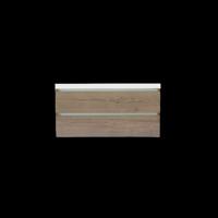 Onderkast Sanilux Trendline Met Greeplijst Aluminium 120x47x52 cm Tabak Oak Sanilux Onderkast Sanilux Trendline Met Greeplijst Aluminium 120x47x52 cm Tabak Oak Sanilux