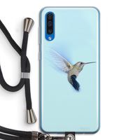 Kolibri: Samsung Galaxy A50 Transparant Hoesje met koord