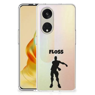 OPPO Reno8 T 5G Telefoonhoesje met Naam Floss OPPO Reno8 T 5G Telefoonhoesje met Naam Floss