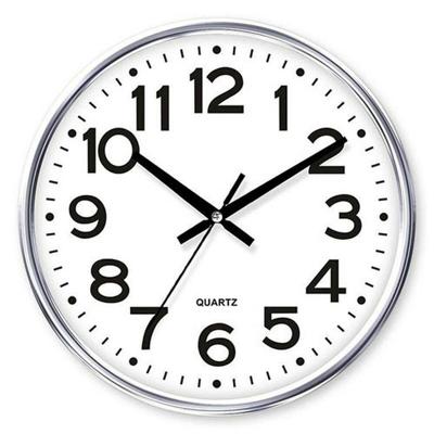 Muurklok Timemark Zilverkleurig 34 x 34 cm