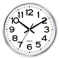 Muurklok Timemark Zilverkleurig 34 x 34 cm