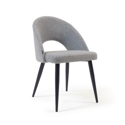 Kave Home Mael eetkamerstoel Grijs