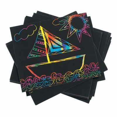 Colorations - kraskaart regenboog kleuren, set van 100