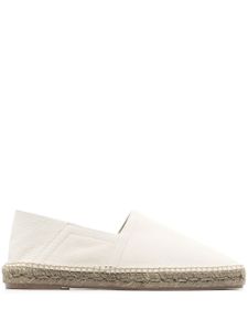 TOM FORD espadrilles en cuir grainé - Blanc