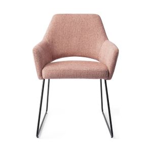 Jesper Home Yanai eetkamerstoel Pink Punch slide black